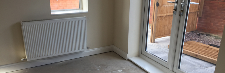 Skirting boards and door frames